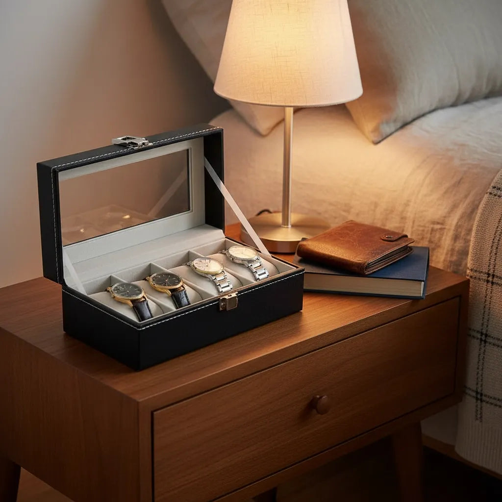 Boîte à Montres « Bicolline » – 4 Montres