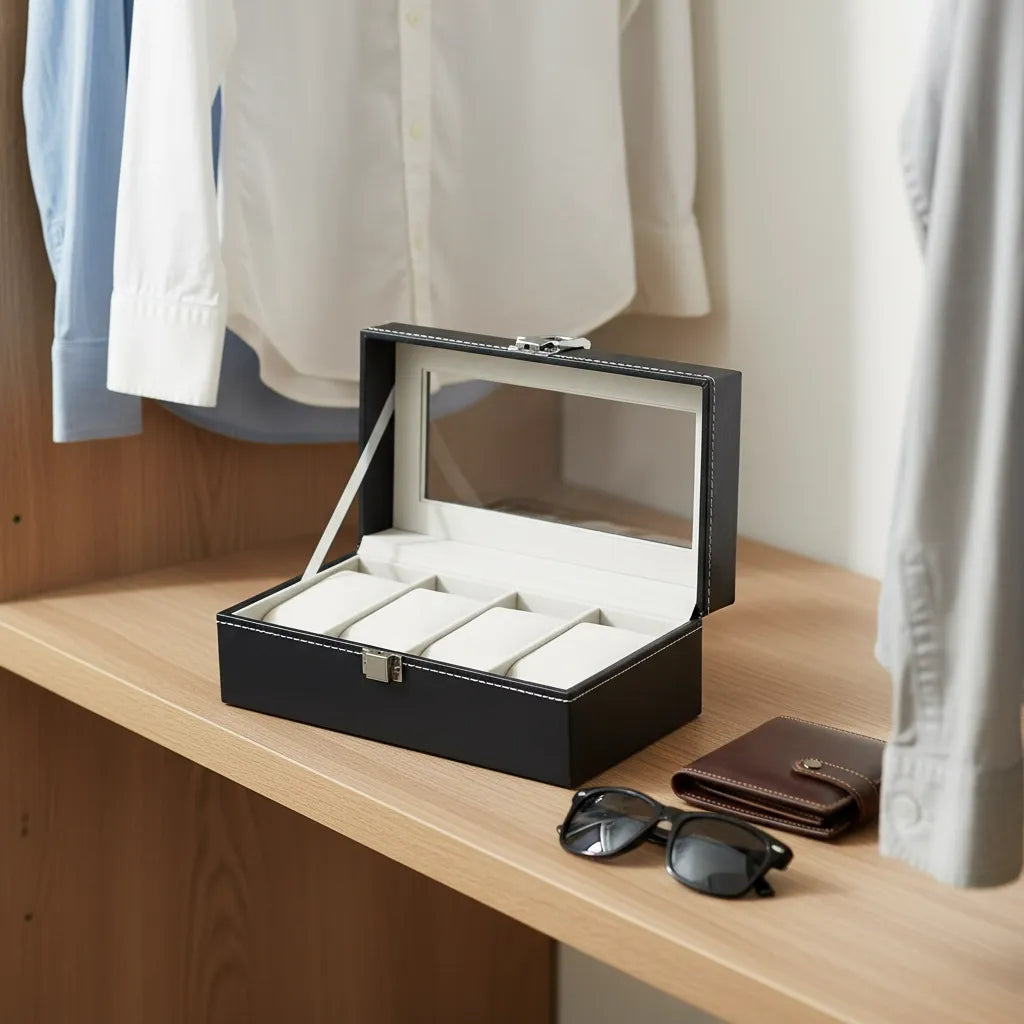 Boîte à Montres « Bicolline » – 4 Montres