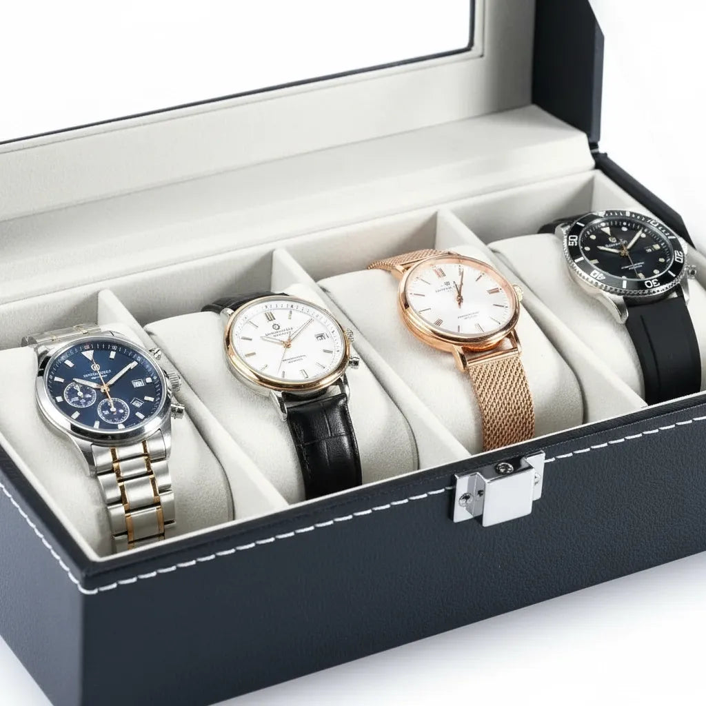 Boîte à Montres « Bicolline » – 4 Montres