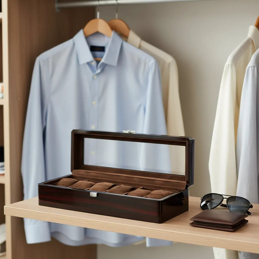 Boîte à Montres « Broux » – 6 Montres