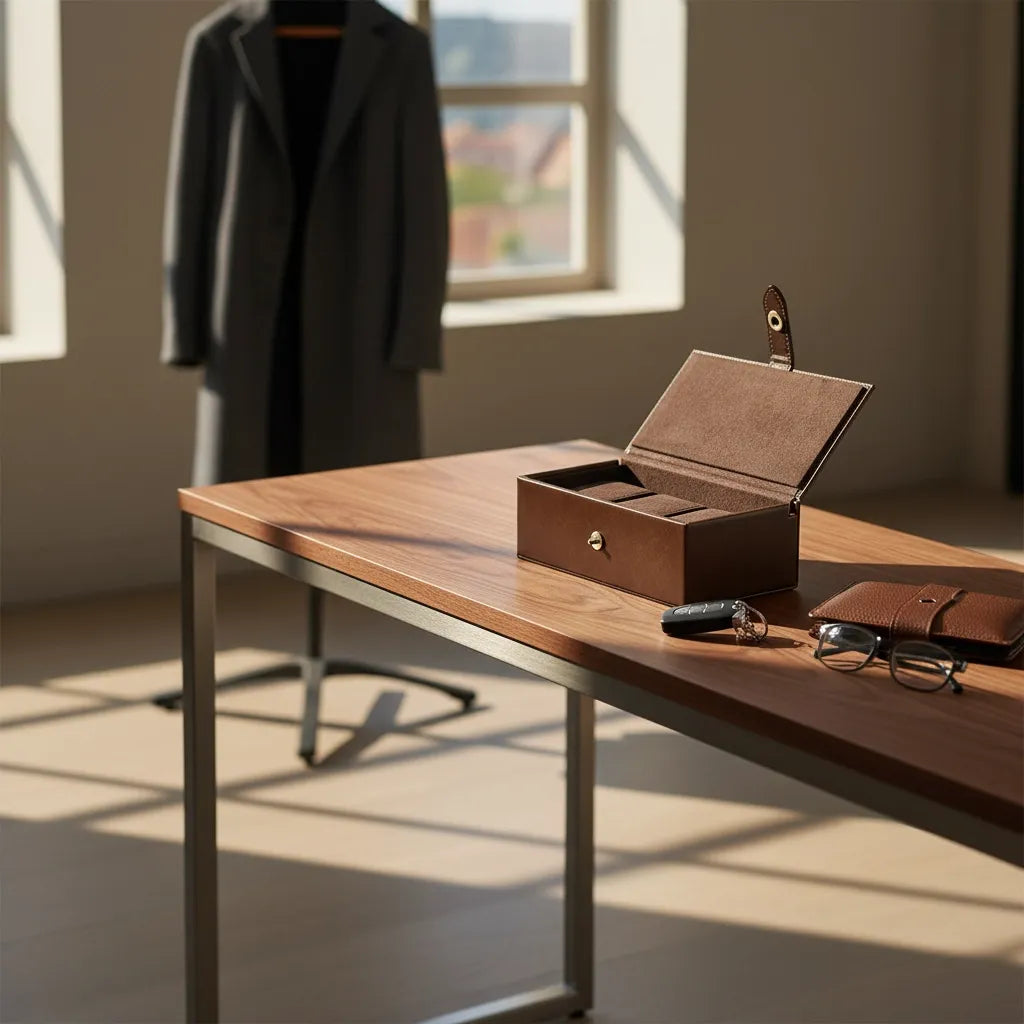 Boite à Montres « Cannelier » – 3 Montres