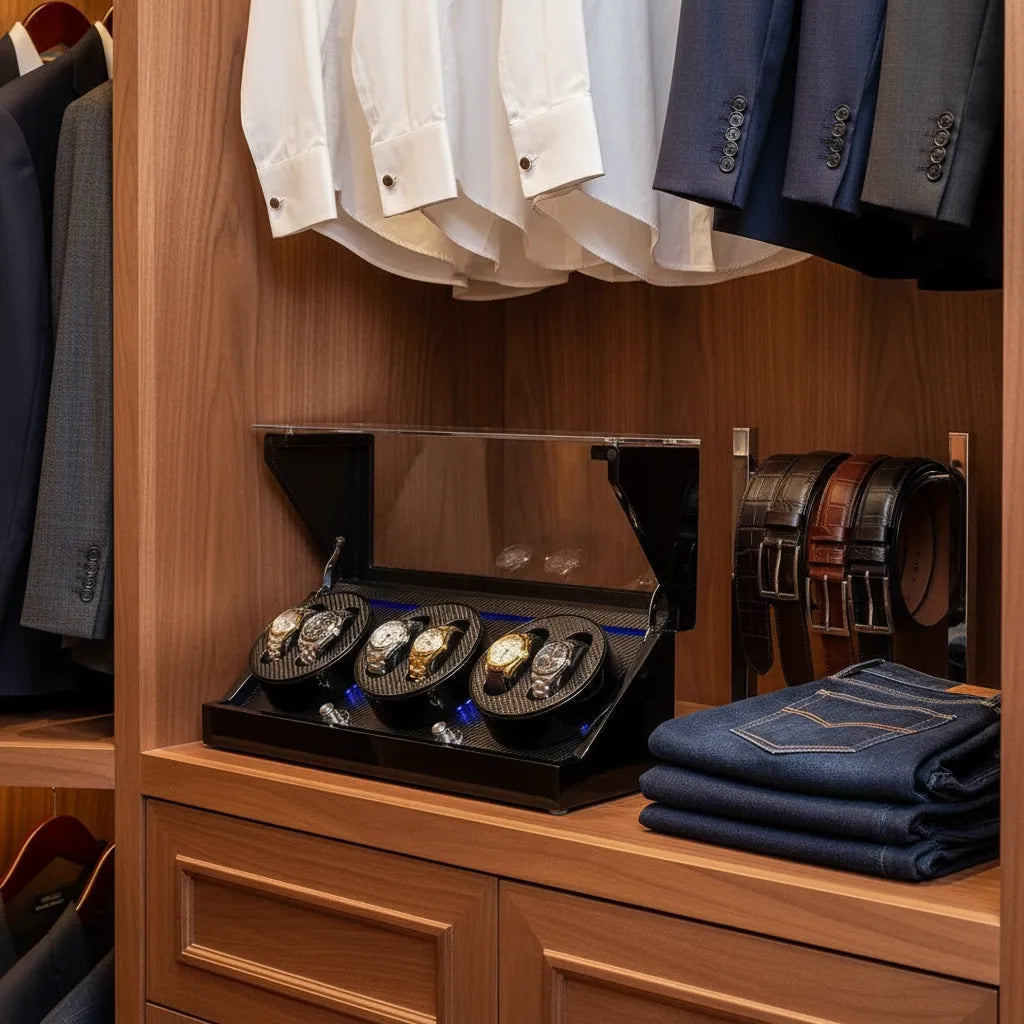 Boîte à Montres « Carbofutur » – 6 Montres