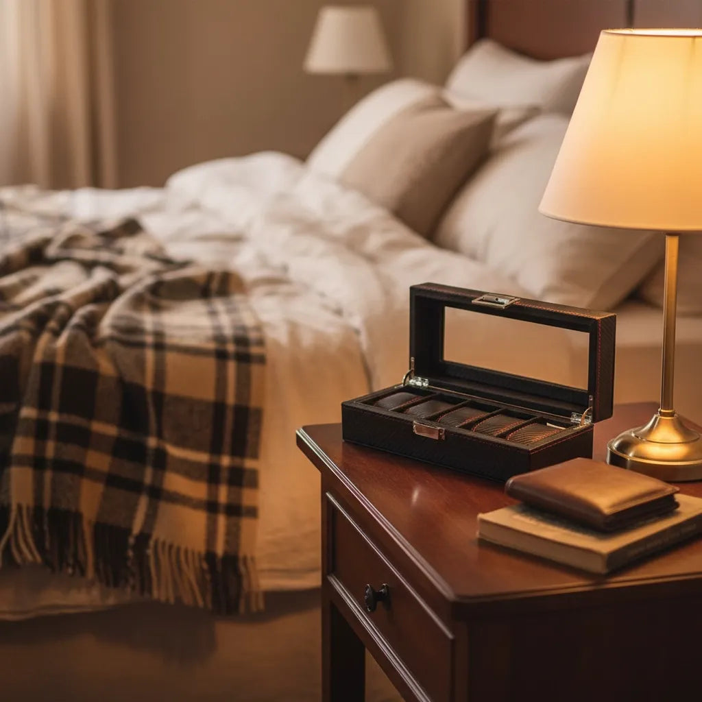 Boîte à Montres « Carborouge » – 5 Montres