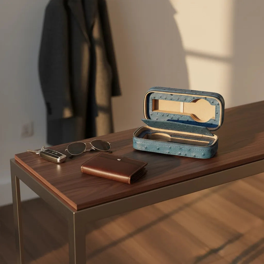 Boîte à Montres « Cérulien » – 2 Montres