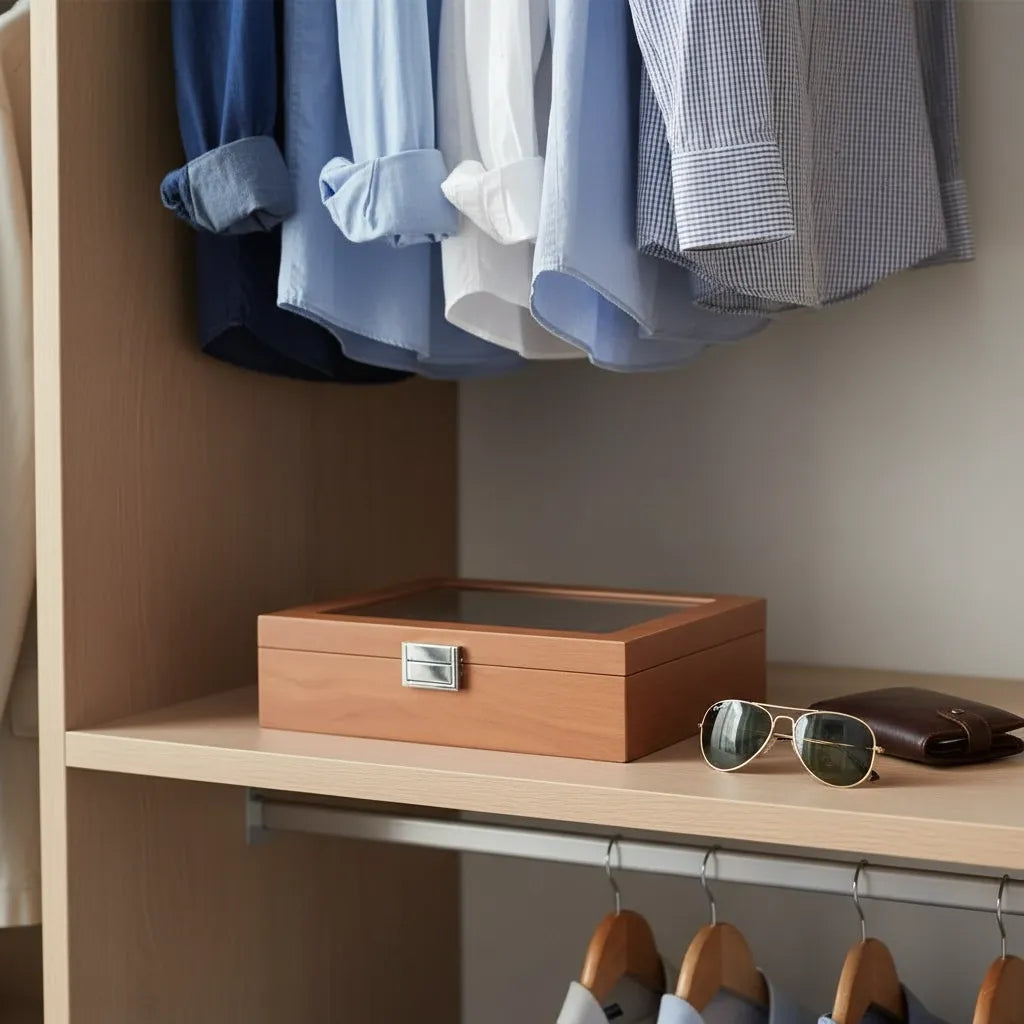 Boite à Montres « Châtaigneraie » – 10 Montres