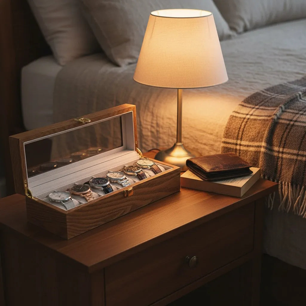 Boite à Montres « Chêneraie » – 6 Montres