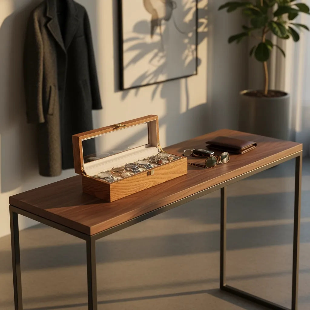 Boite à Montres « Chêneraie » – 6 Montres