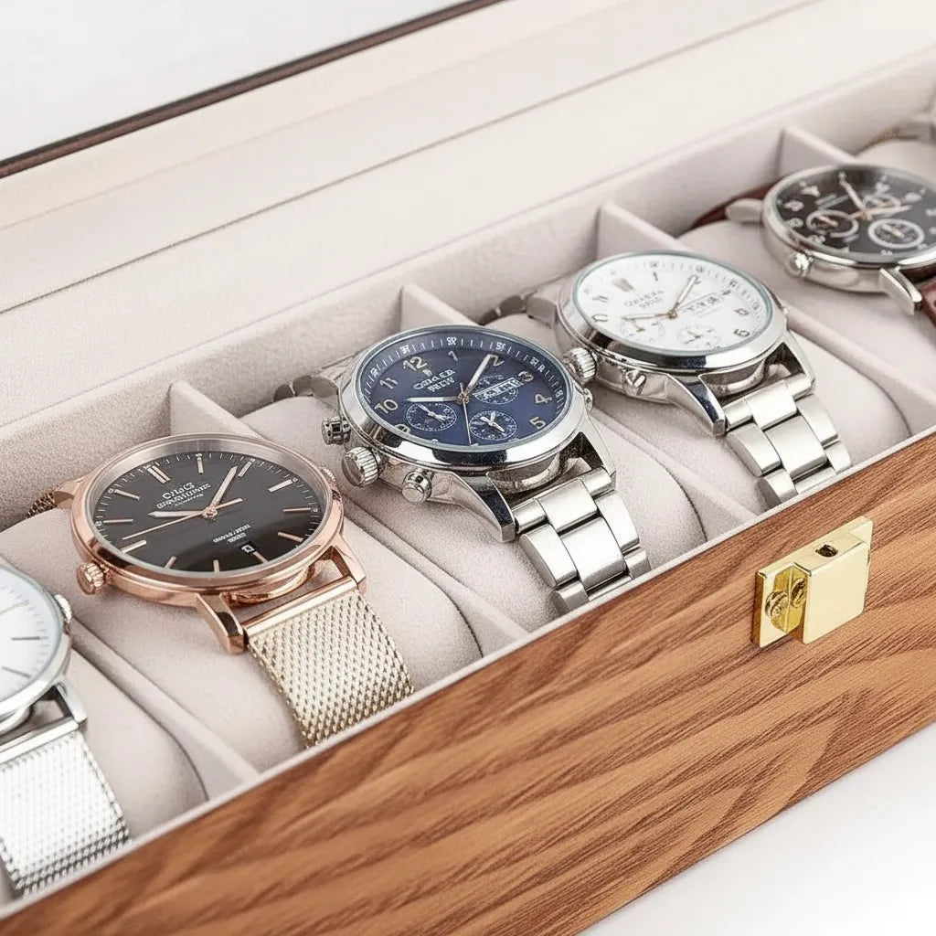 Boite à Montres « Chêneraie » – 6 Montres