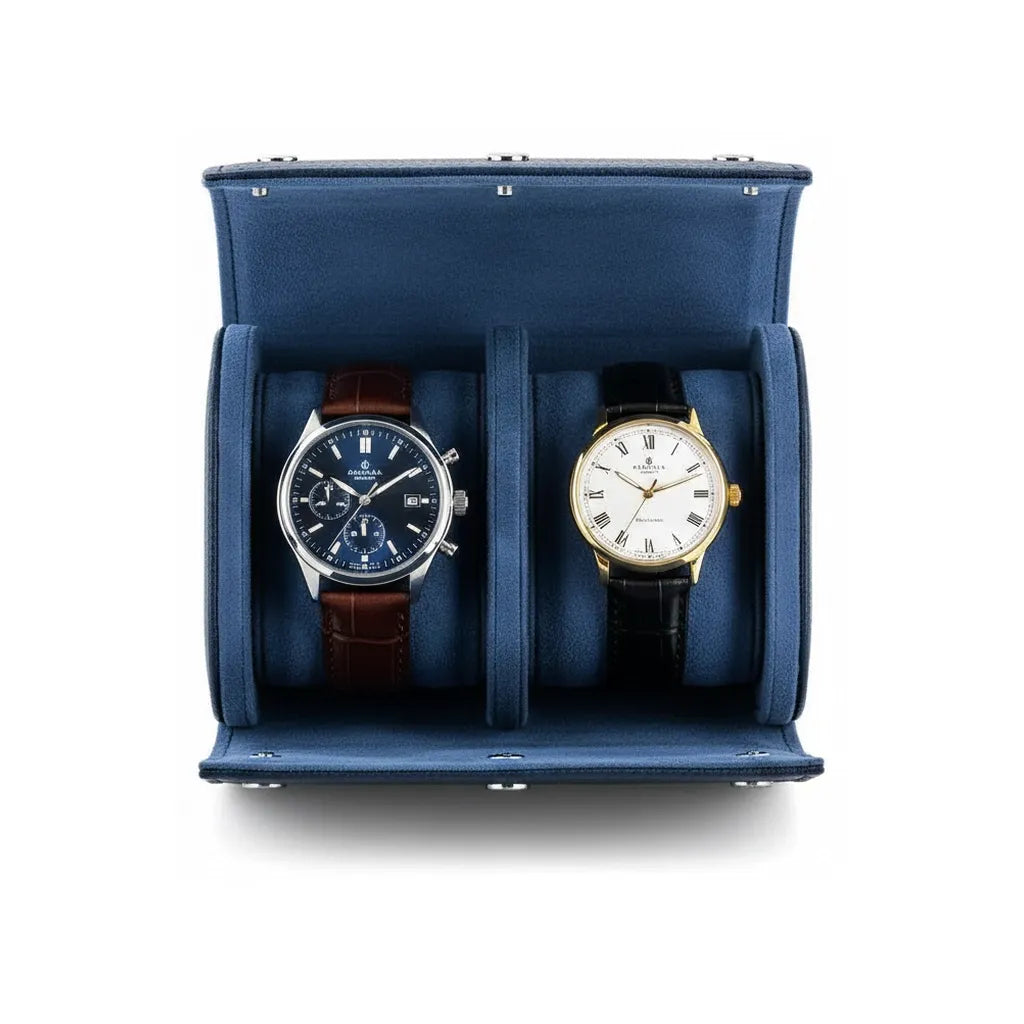 Boîte à Montres « Cobaltine » – 2 Montres