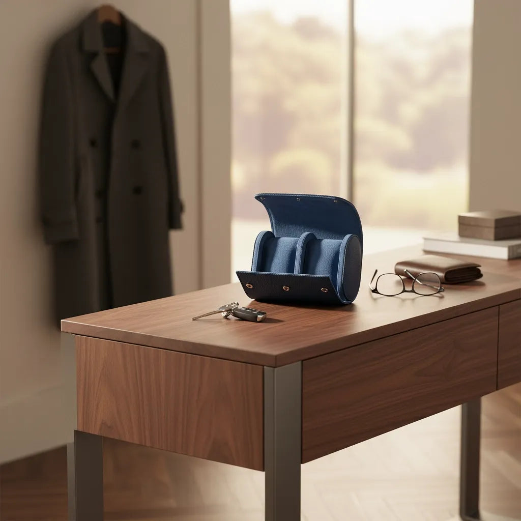 Boîte à Montres « Cobaltine » – 2 Montres