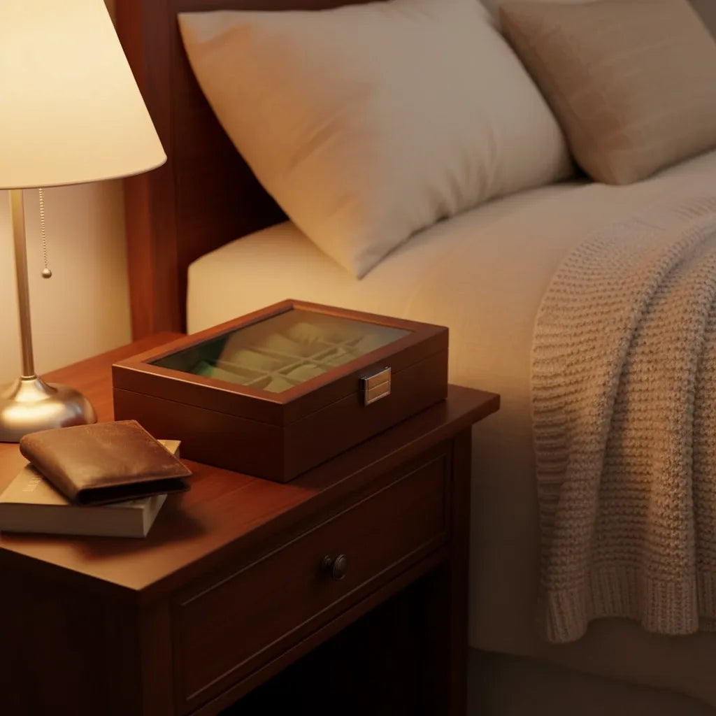 Boîte à Montres « Cœur Émeraude » – 10 Montres