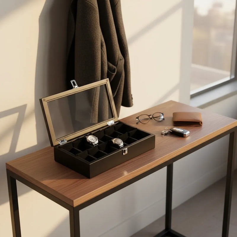 Boîte à Montres « Corvus » – 12 Montres