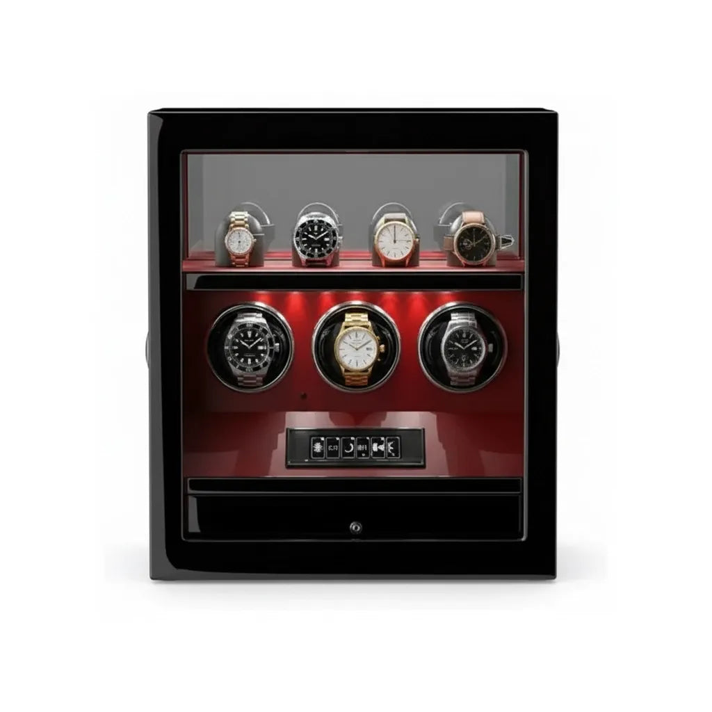 Boite à Montres « Crimson » – 3 Montres