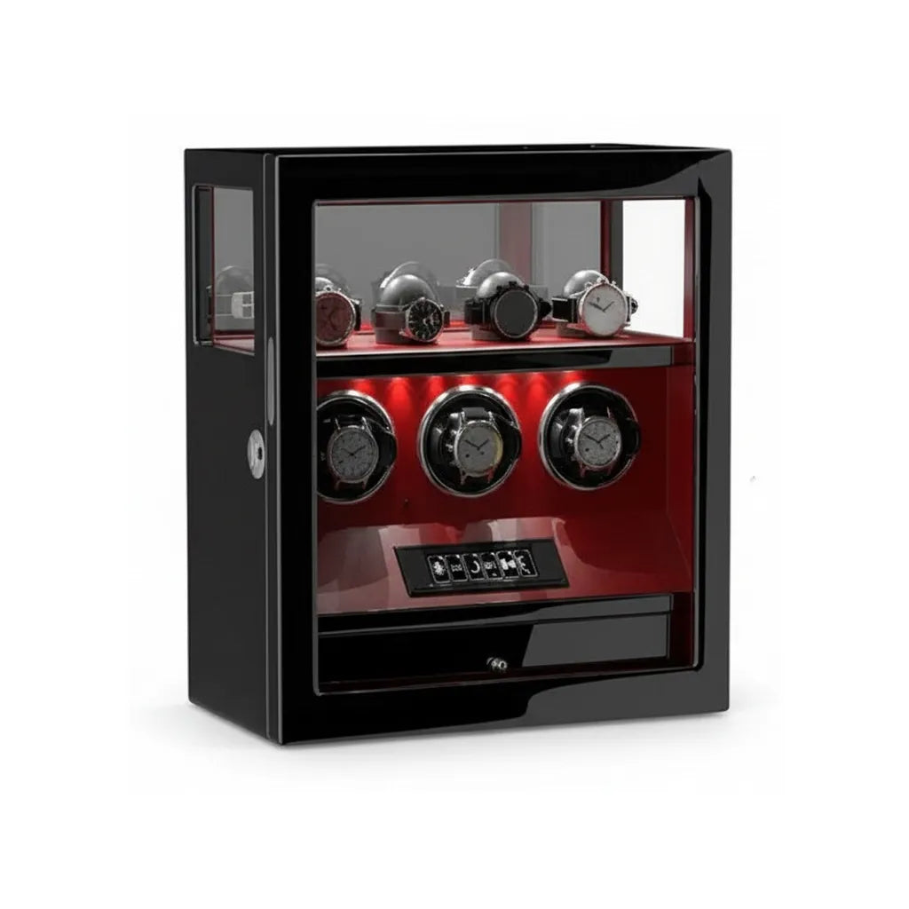 Boite à Montres « Crimson » – 3 Montres