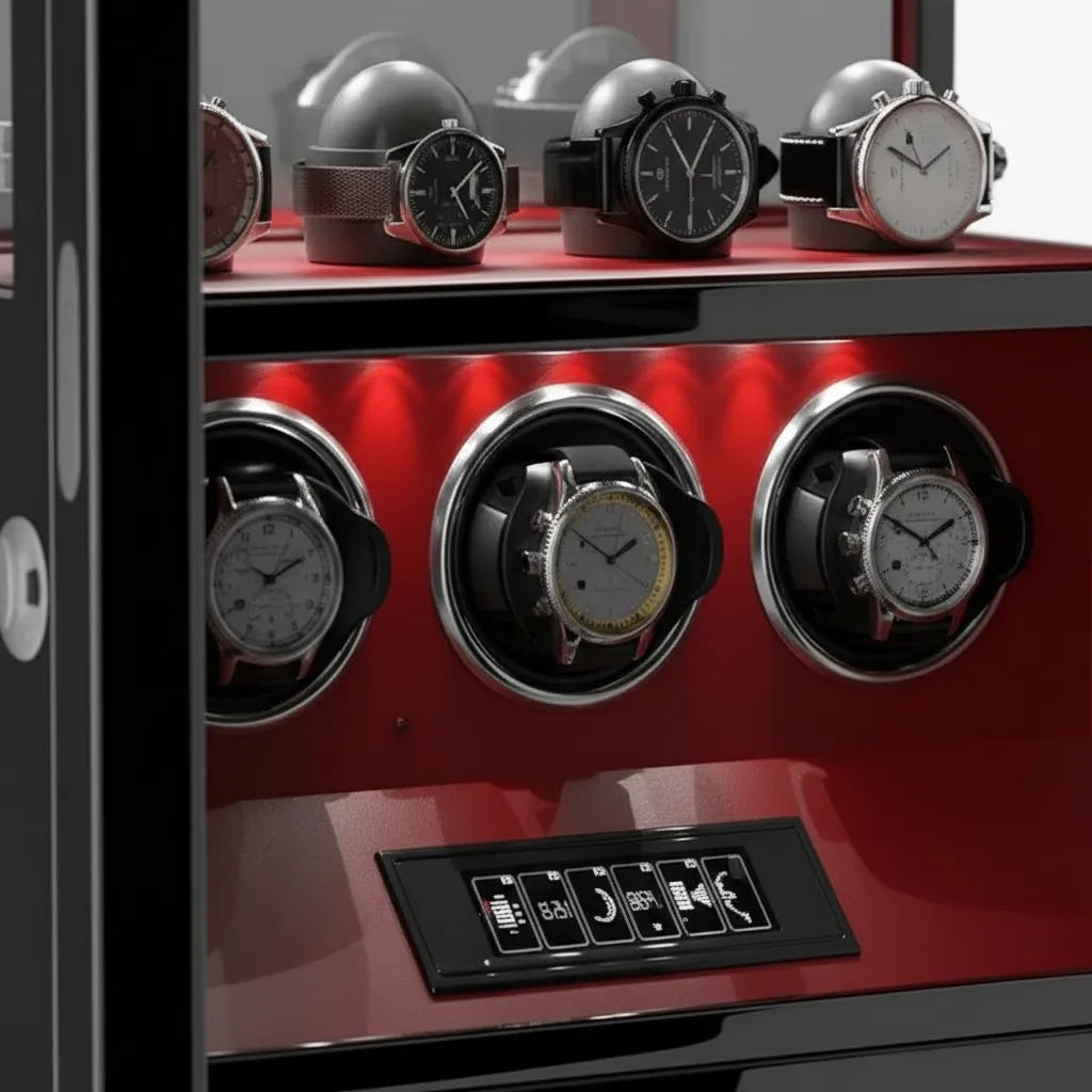 Boite à Montres « Crimson » – 3 Montres