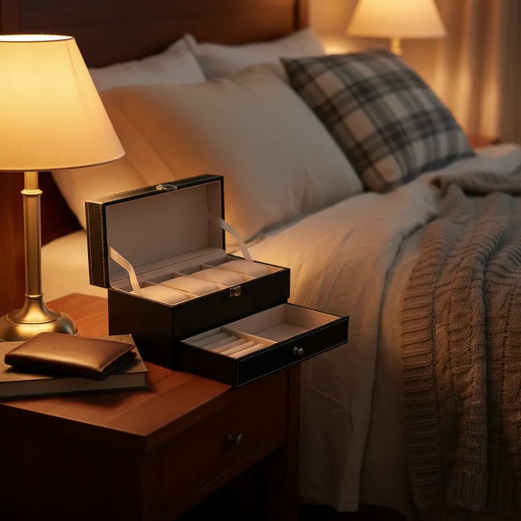 Boîte à Montres « Cuirnuit » – 4 Montres