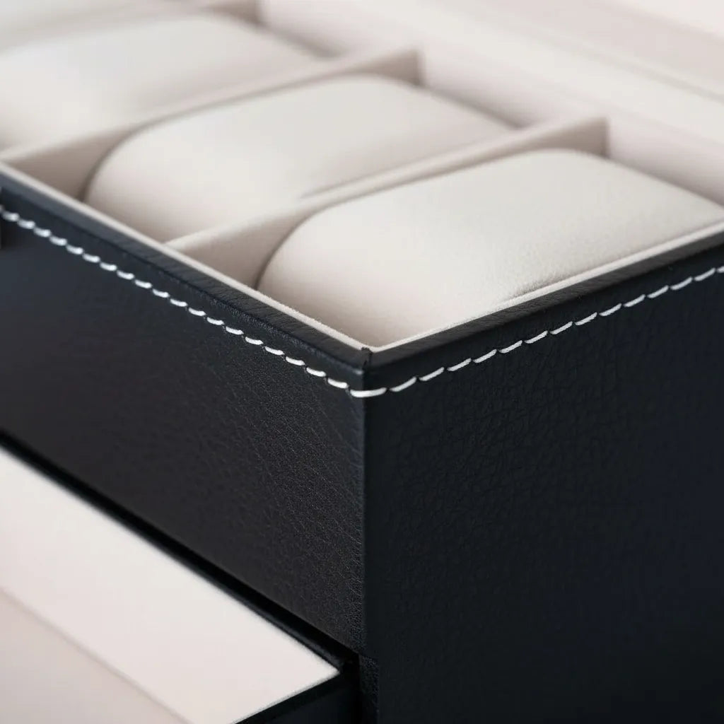 Boîte à Montres « Cuirnuit » – 4 Montres