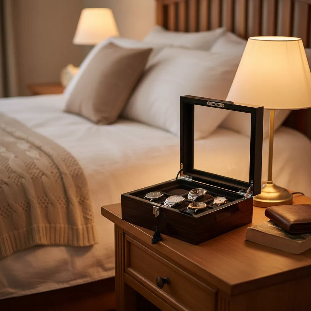 Boite à Montres « Ébénuit » – 6 Montres