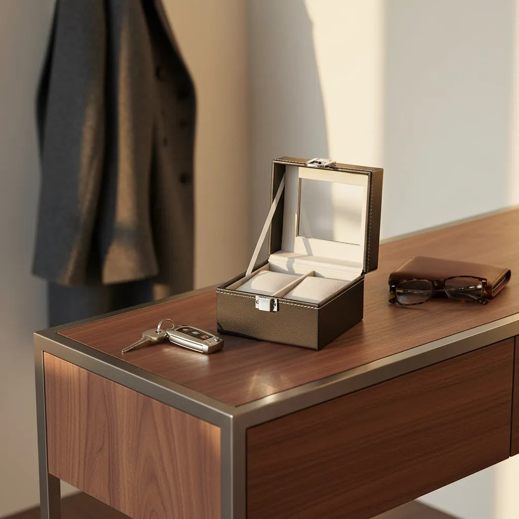 Boîte à Montres « Éboulis » – 2 Montres