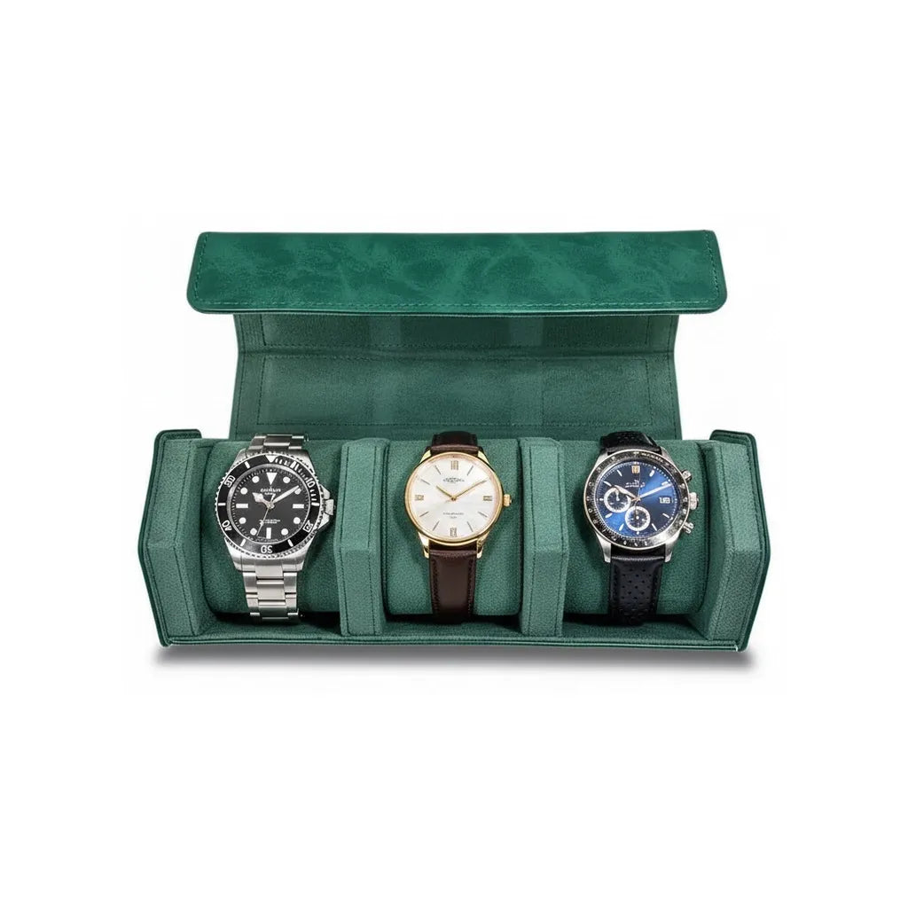 Boîte à Montres « Émerauldine » – 3 Montres