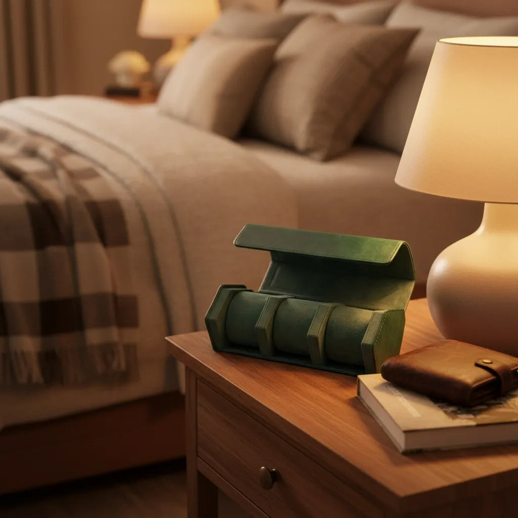 Boîte à Montres « Émerauldine » – 3 Montres