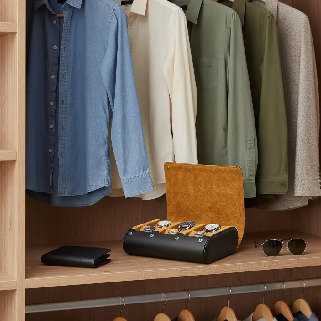 Boîte à Montres « Fauve » – 6 Montres