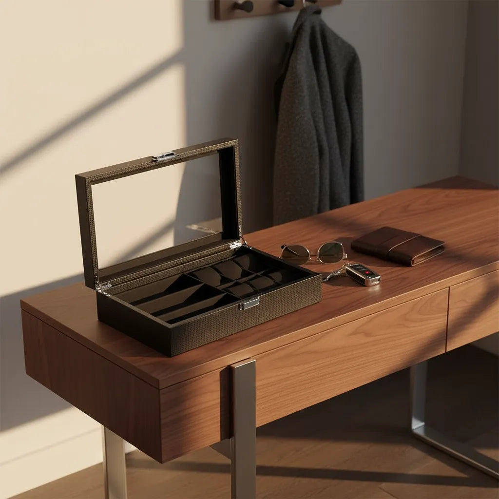 Boîte à Montres « Fulgurite » – 6 Montres