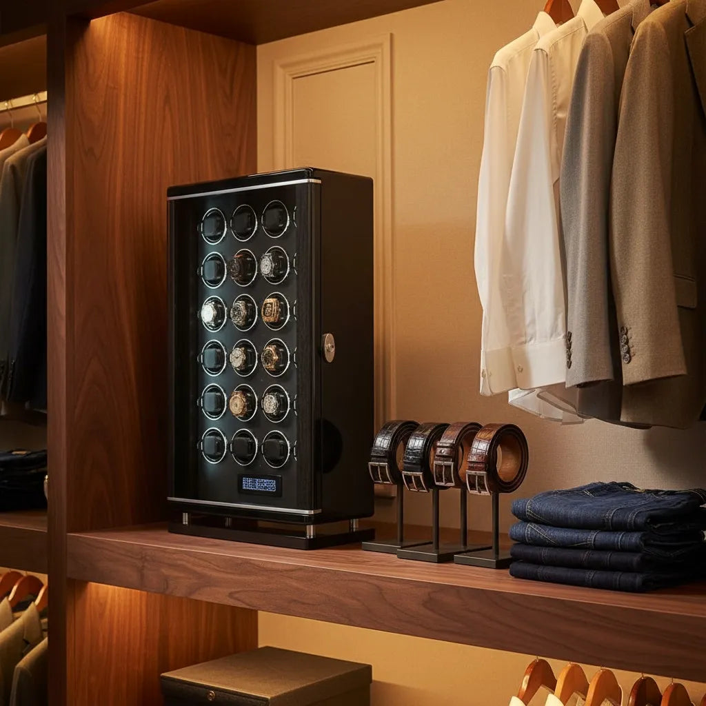 Boîte à Montres « GuildeNoire » – 24 Montres