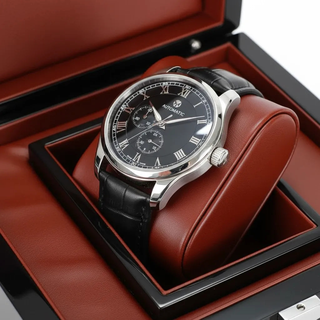 Boîte à Montres « LaqueNoire » – 1 Montre