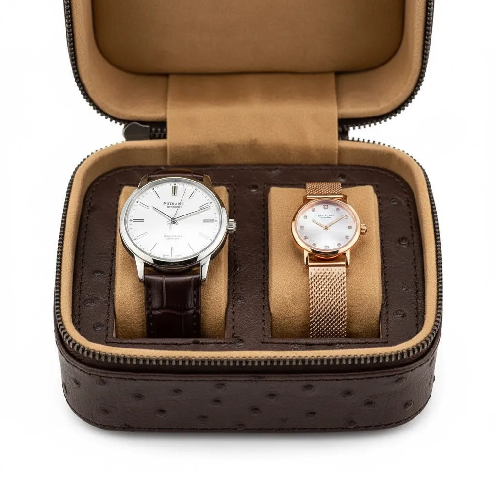 Boîte à Montres « Lavallière » – 2 Montres