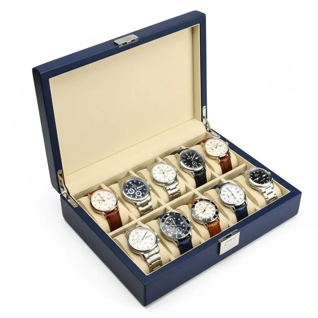 Boîte à Montres « Marine » – 10 Montres
