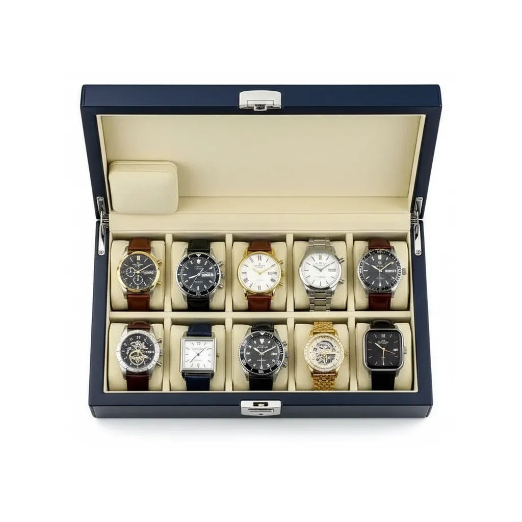 Boîte à Montres « Marine » – 10 Montres