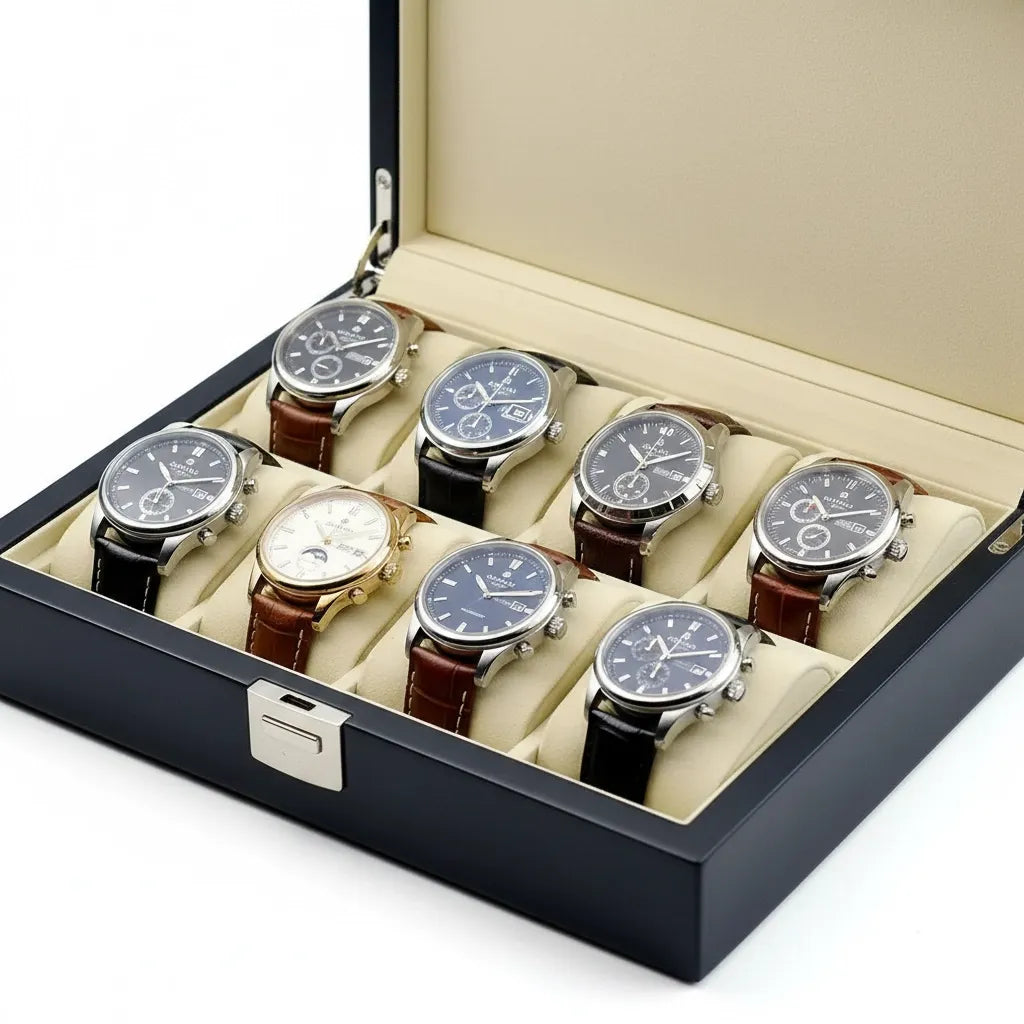 Boîte à Montres « Marine » – 10 Montres