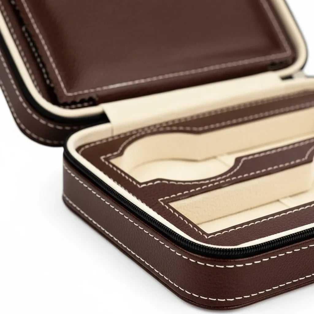 Boîte à Montres « Maroquin » – 4 Montres