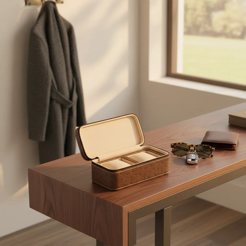 Boîte à Montres « Mocaccino » – 2 Montres