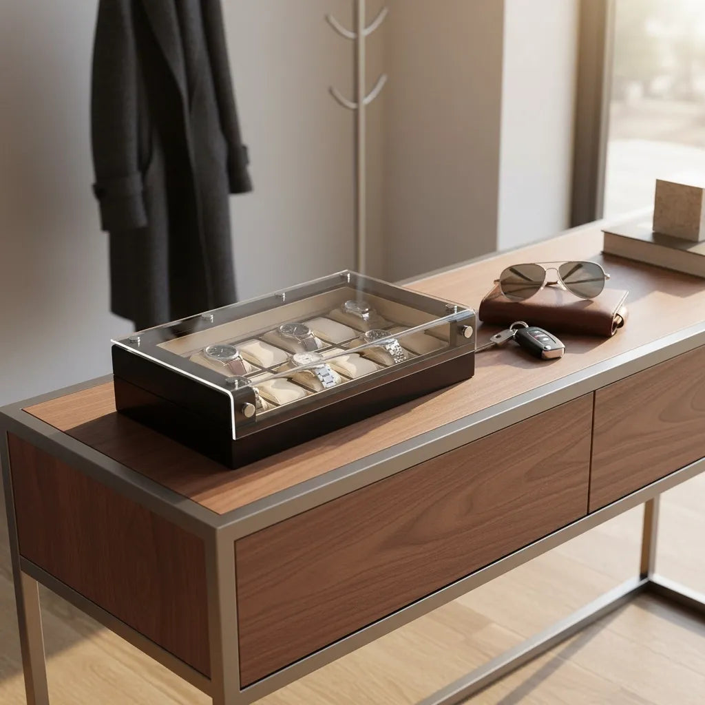 Boîte à Montres « Mosaïque » – 12 Montres