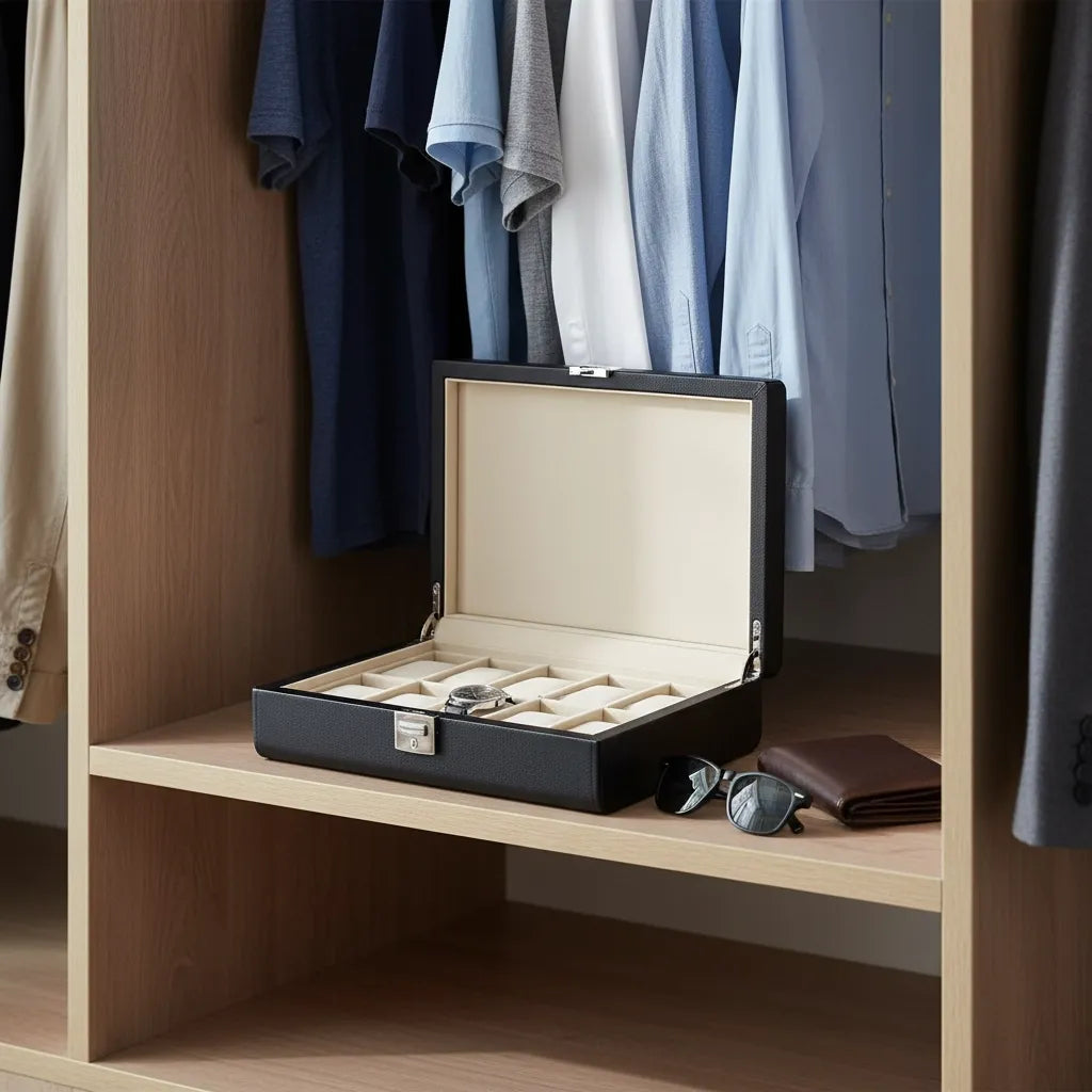 Boîte à Montres « Noiraud » – 10 Montres