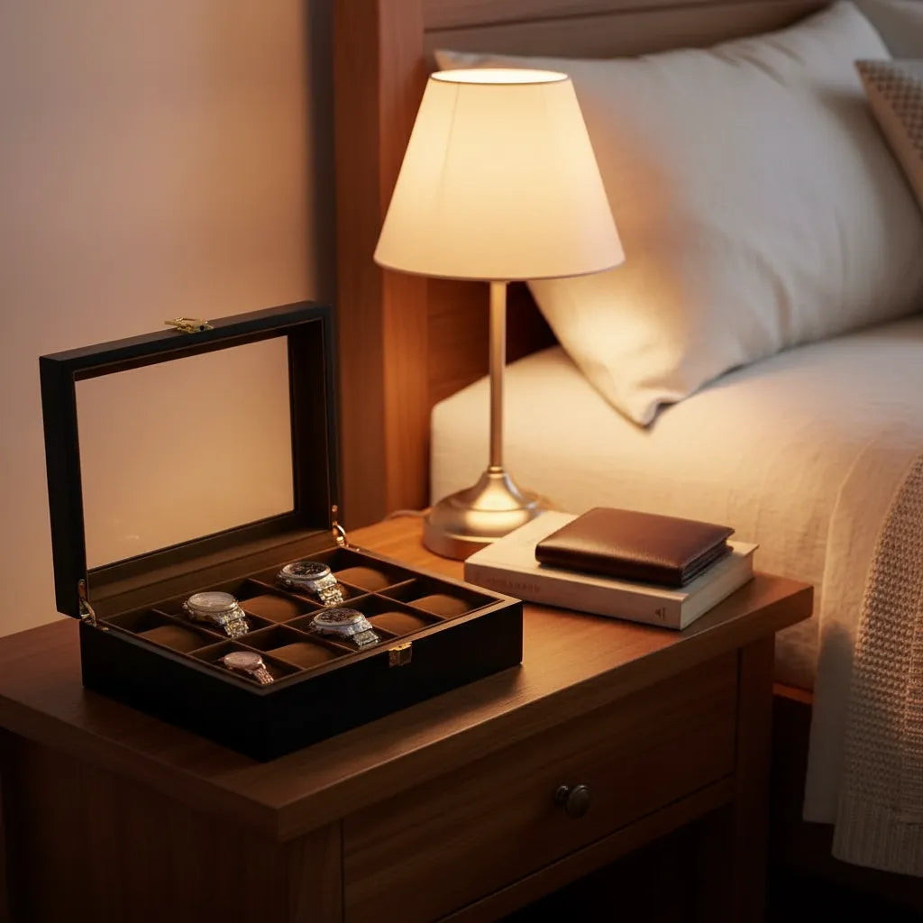 Boîte à Montres « Nuitdoré » – 10 Montres