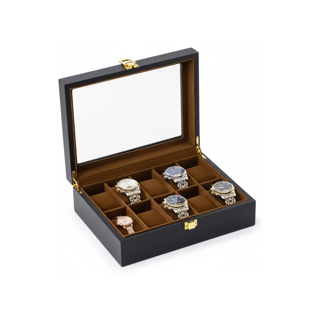 Boîte à Montres « Nuitdoré » – 10 Montres