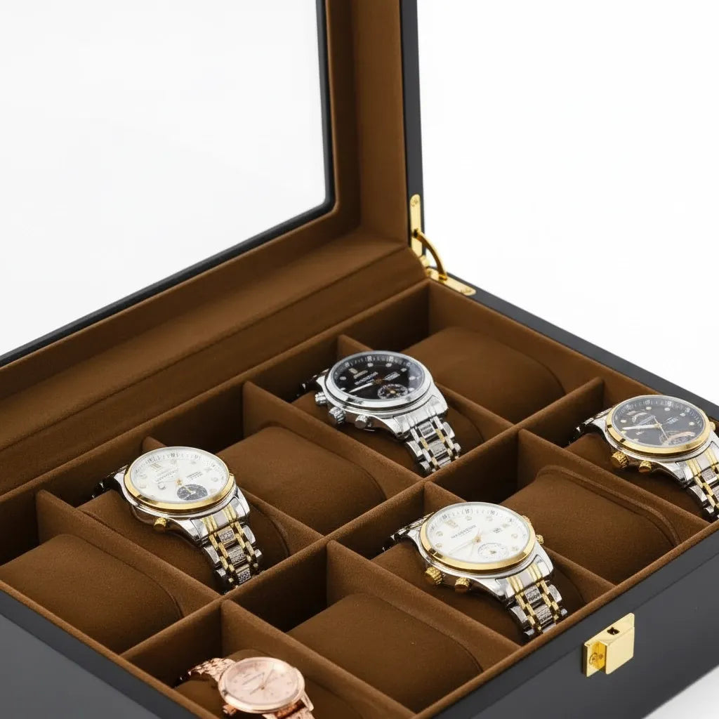 Boîte à Montres « Nuitdoré » – 10 Montres