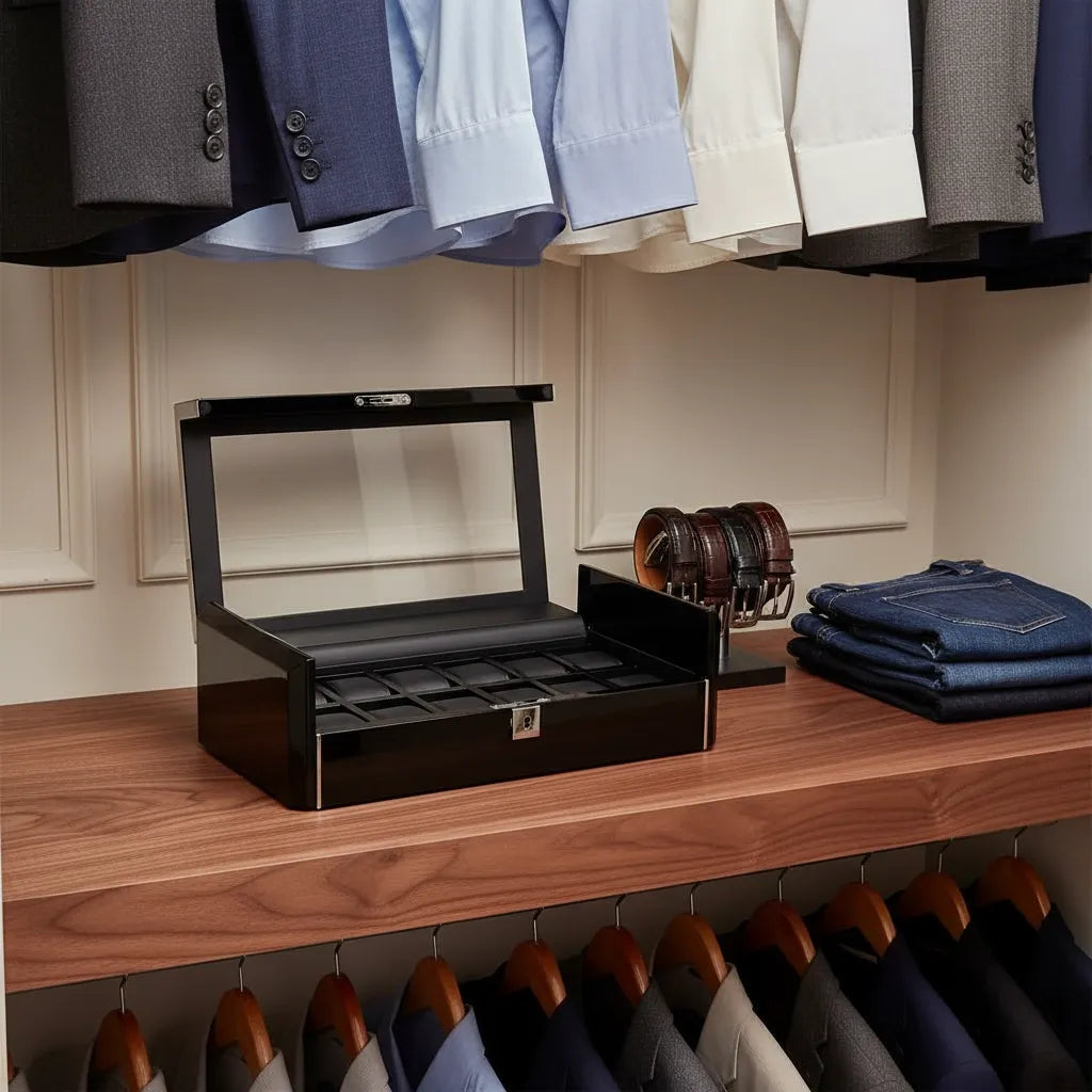 Boîte à Montres « Nuitvernis » – 6 Montres