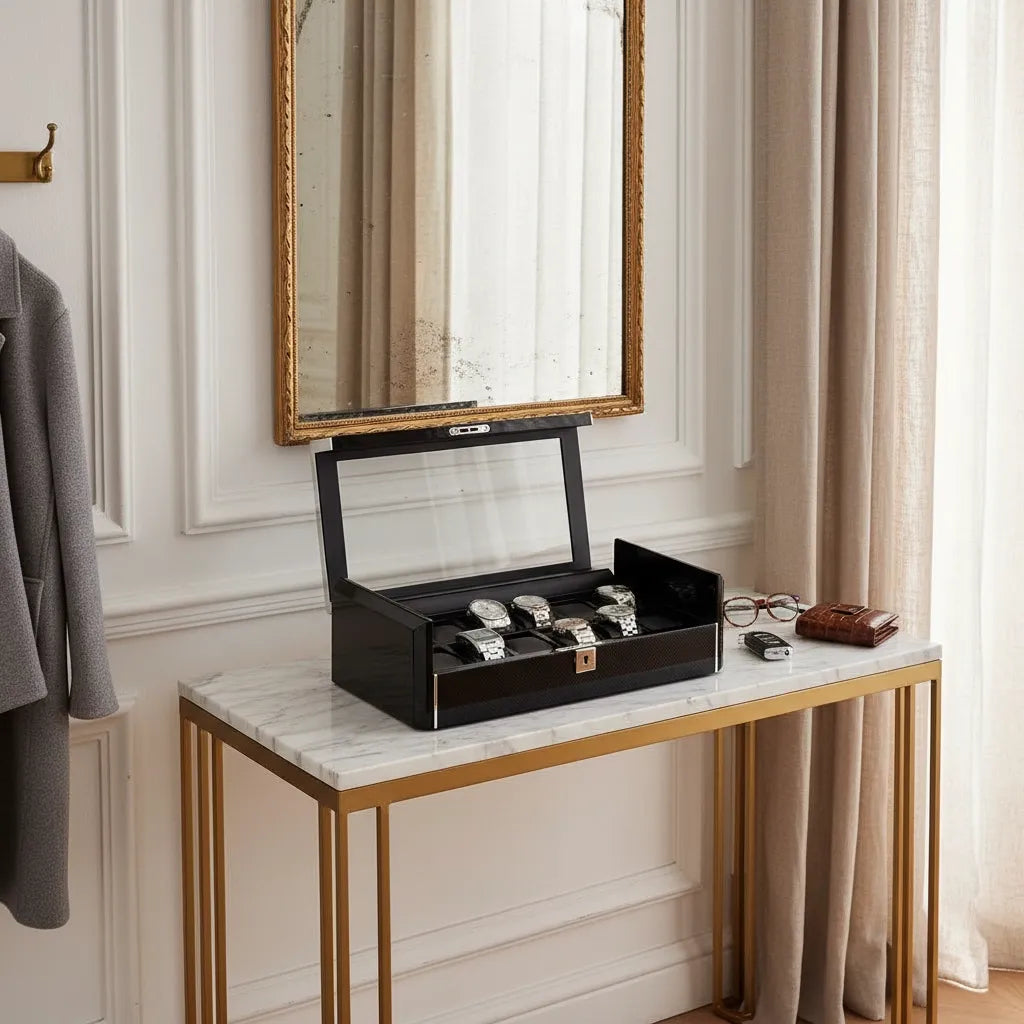 Boîte à Montres « Nuitvernis » – 6 Montres