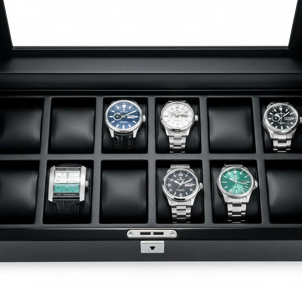 Boîte à Montres « Nuitvernis » – 6 Montres