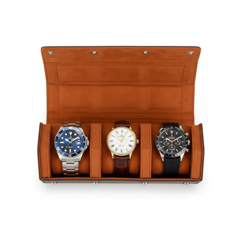 Boîte à Montres « Ocrasse » – 3 Montres