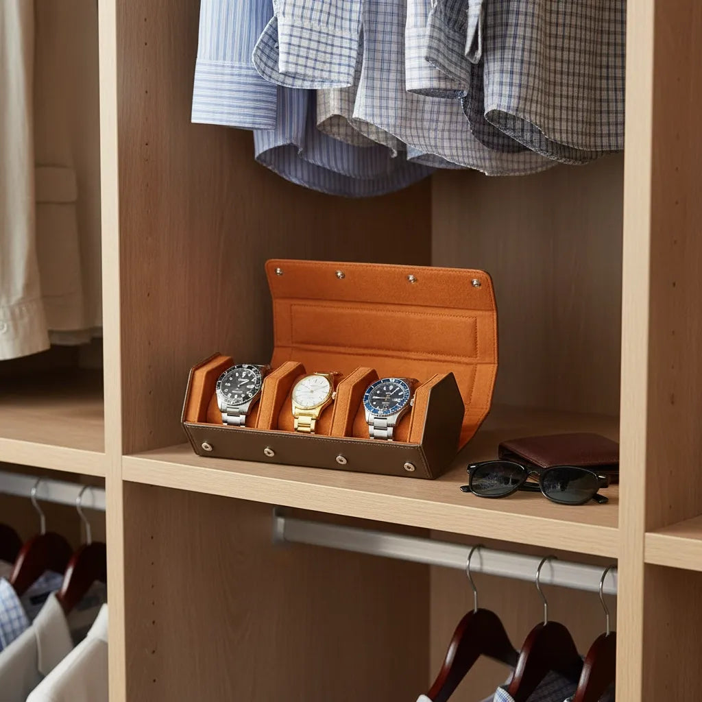 Boîte à Montres « Ocrasse » – 3 Montres