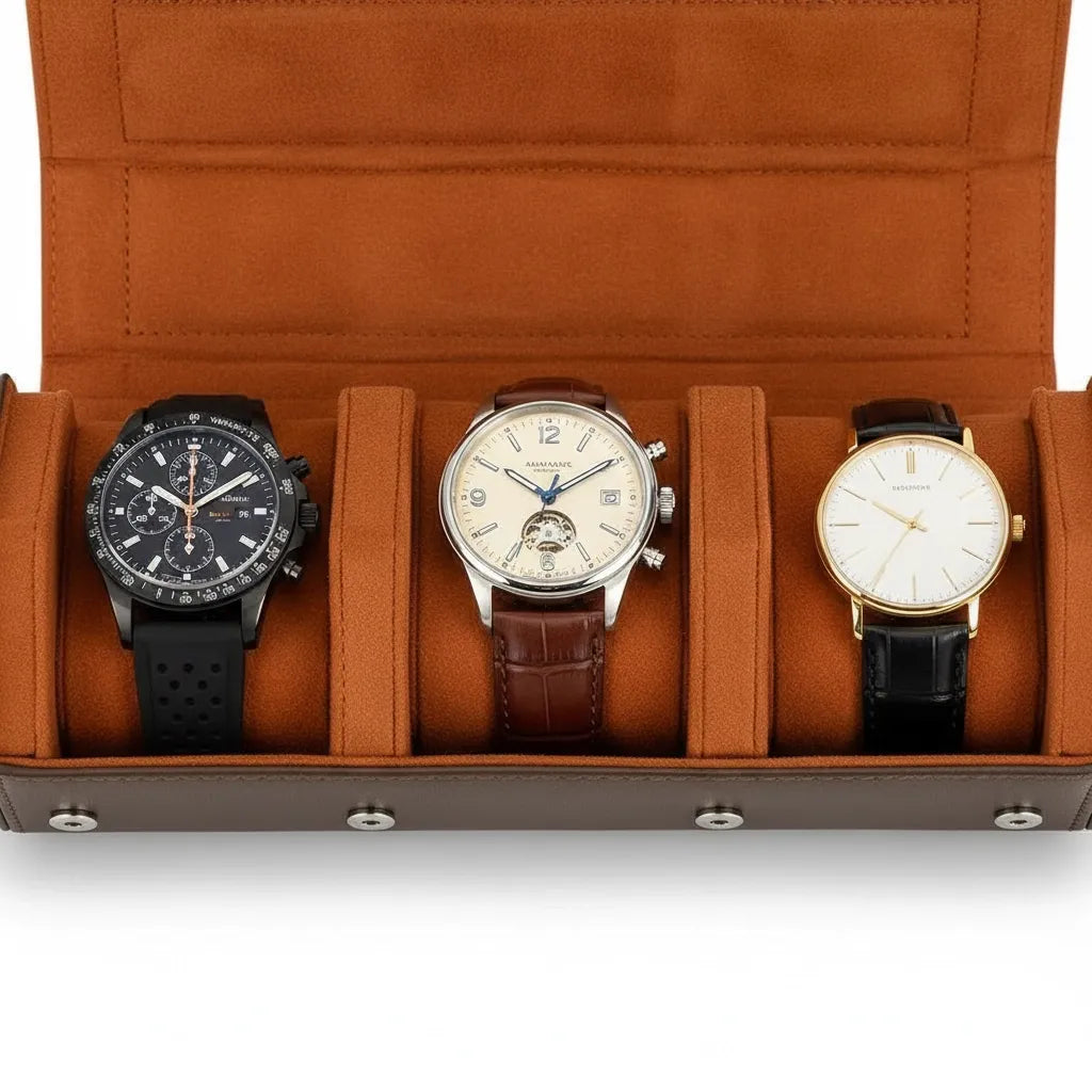 Boîte à Montres « Ocrasse » – 3 Montres