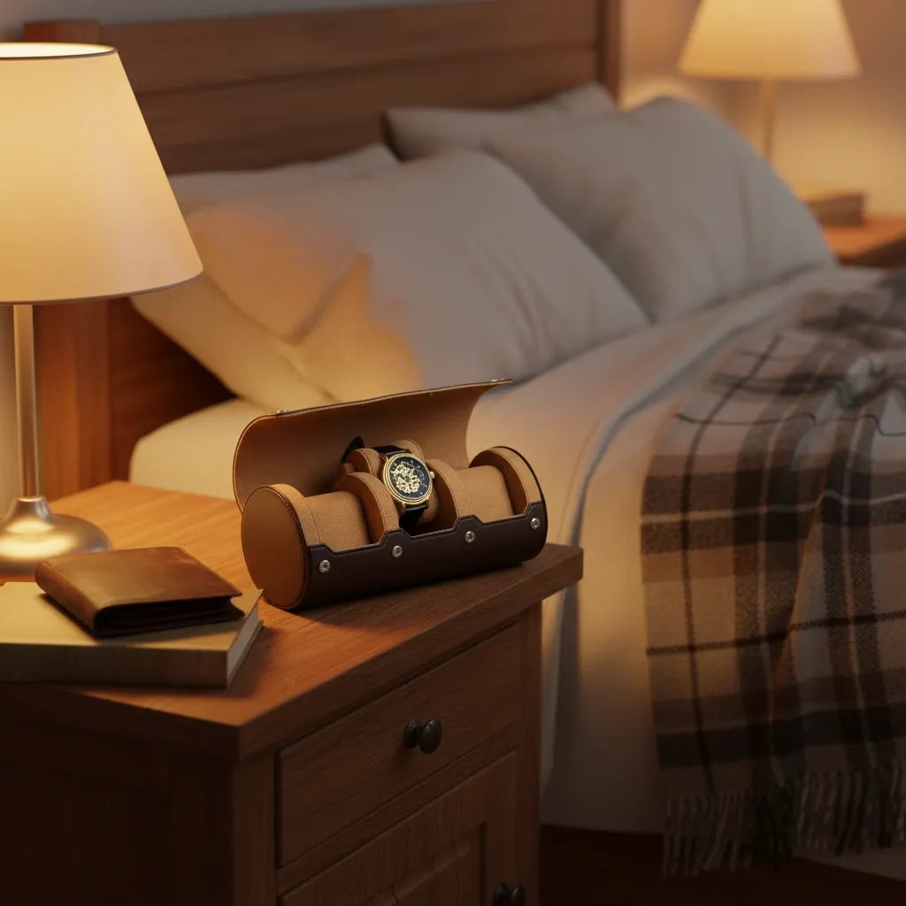 Boite à Montres « Ocrelune » – 3 Montres