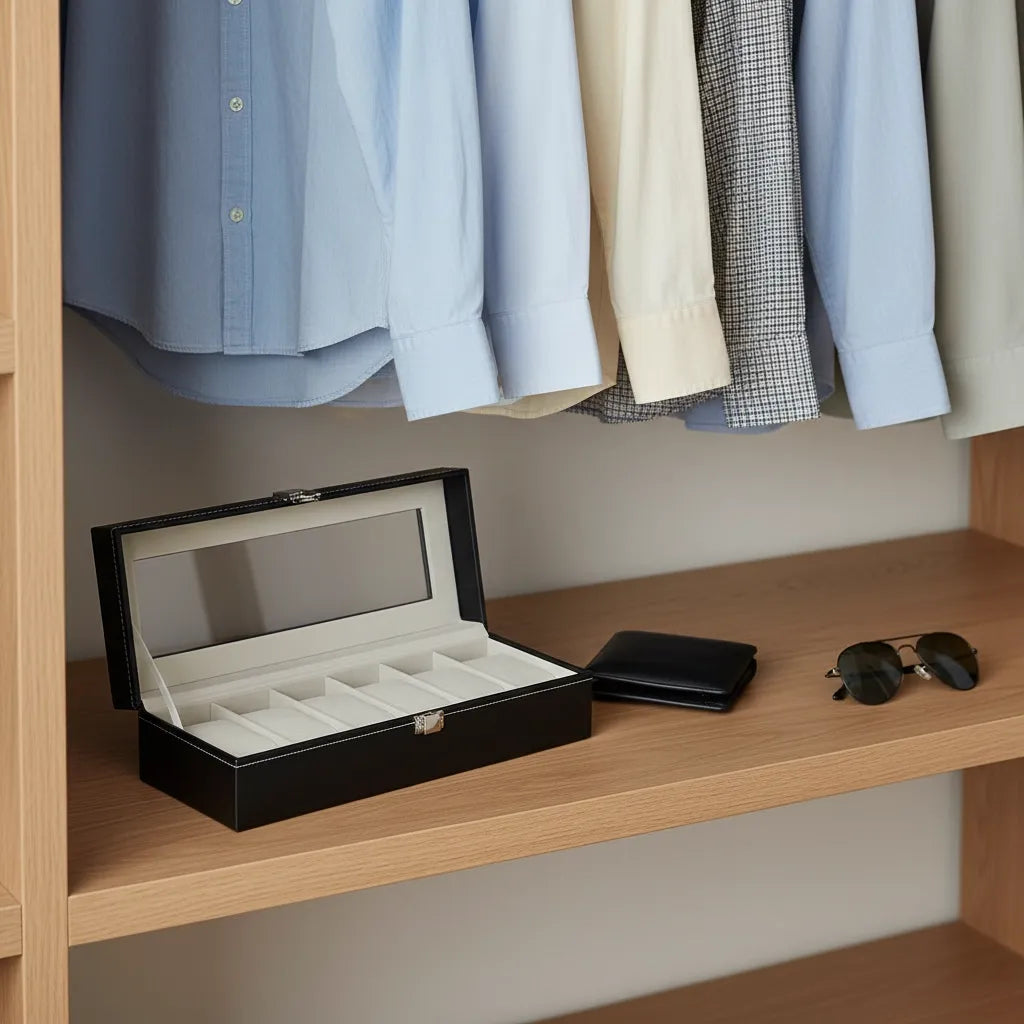 Boîte à Montres « Ombreuse » – 6 Montres