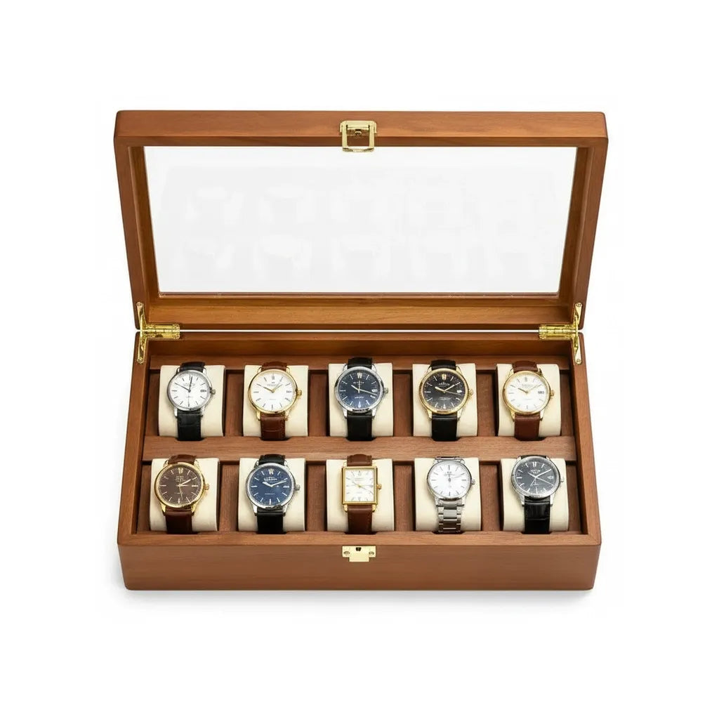 Boîte à Montres « Pinière » – 10 Montres