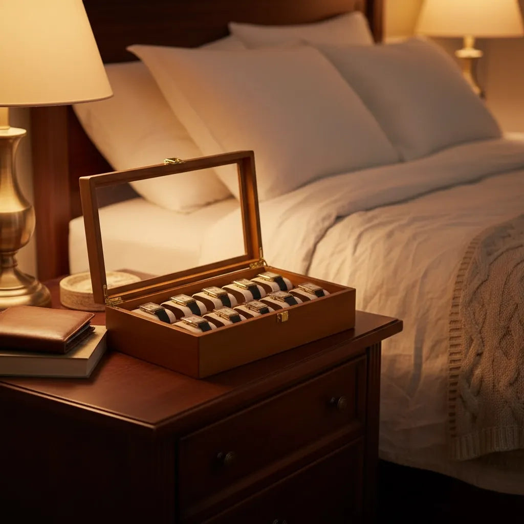 Boîte à Montres « Pinière » – 10 Montres